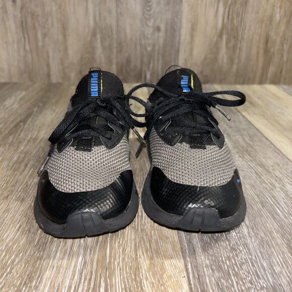 Puma Kids Youth US Size 1C Pacer Future City Escape Gray Black Sneaker Shoes - Picture 3 of 11